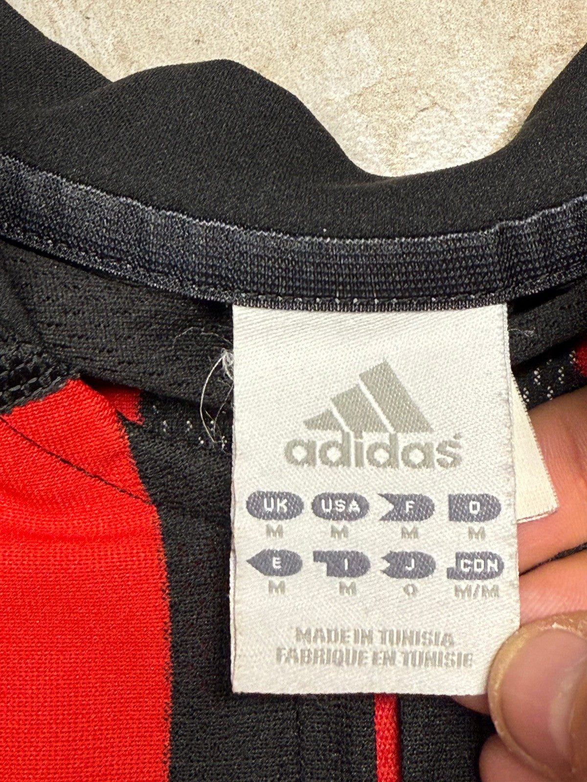 maglia calcio vintage AMBROSINI AC Milan Adidas 2003 2004 Meriva shirt M