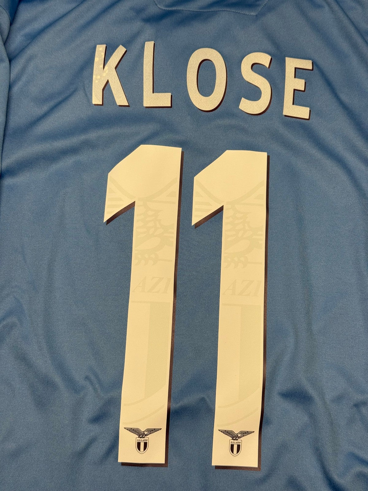 maglia calcio vintage lazio macron calcio KLOSE shirt maillot camiseta 2014 2015