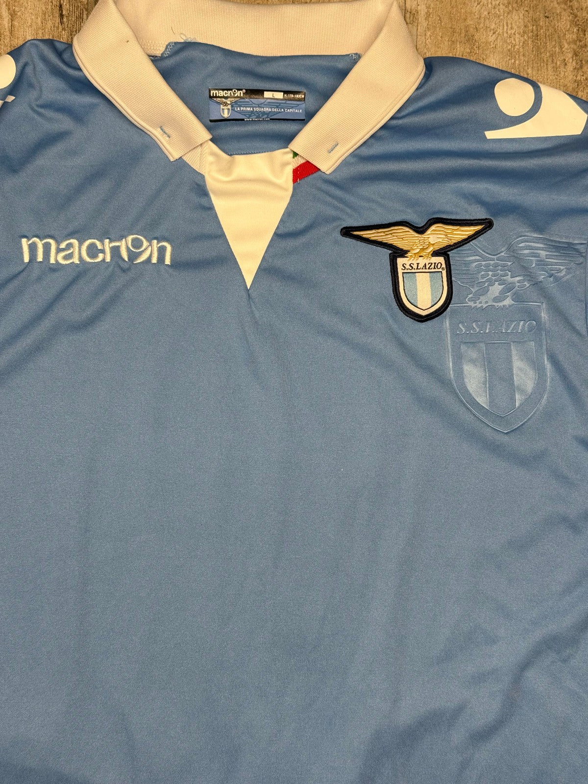 maglia calcio vintage lazio macron calcio KLOSE shirt maillot camiseta 2014 2015