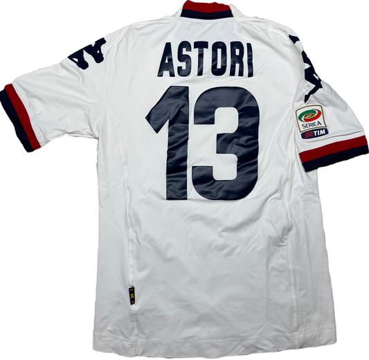 maglia calcio vintage Cagliari ASTORI #13 Kappa 2012 2013 M Sardegna Tirrenia