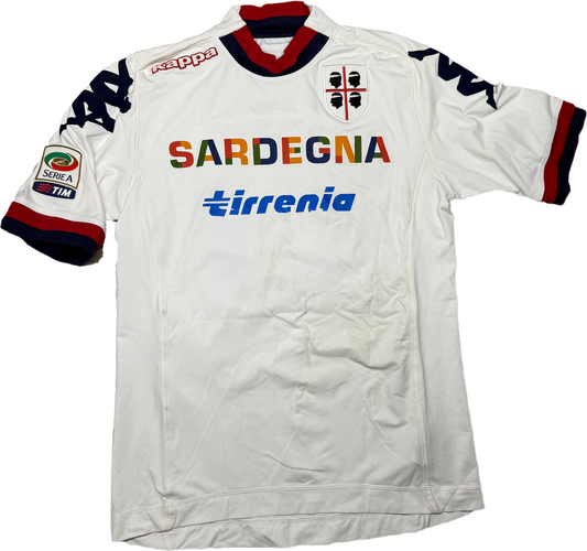 maglia calcio vintage Cagliari ASTORI #13 Kappa 2012 2013 M Sardegna Tirrenia