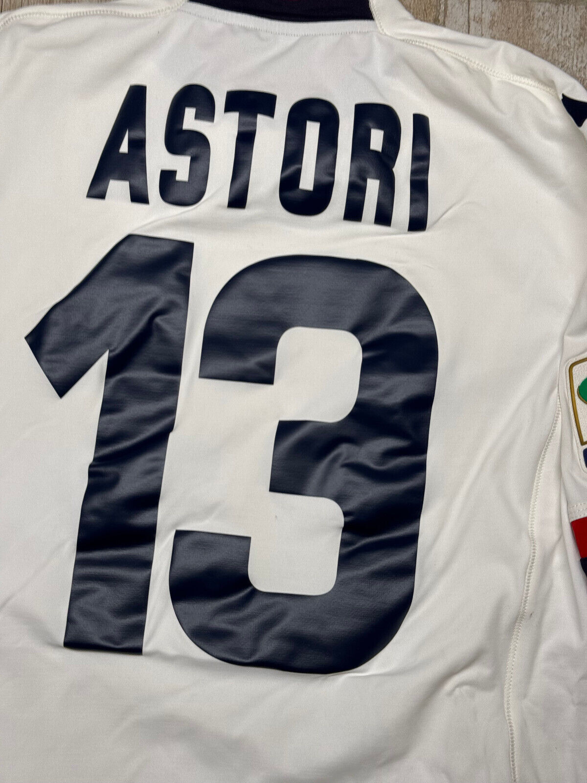 maglia calcio vintage Cagliari ASTORI #13 Kappa 2012 2013 M Sardegna Tirrenia