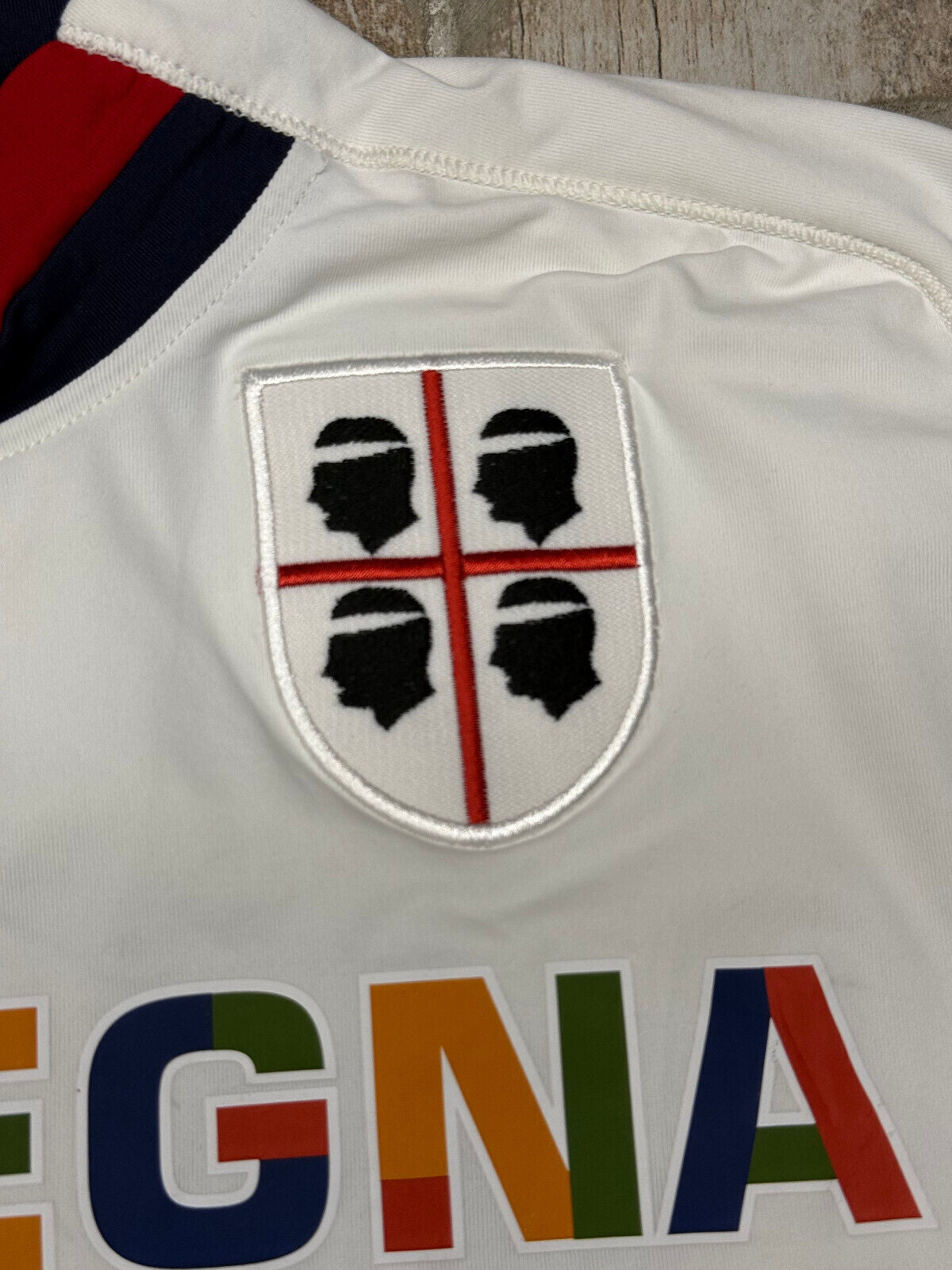 maglia calcio vintage Cagliari ASTORI #13 Kappa 2012 2013 M Sardegna Tirrenia