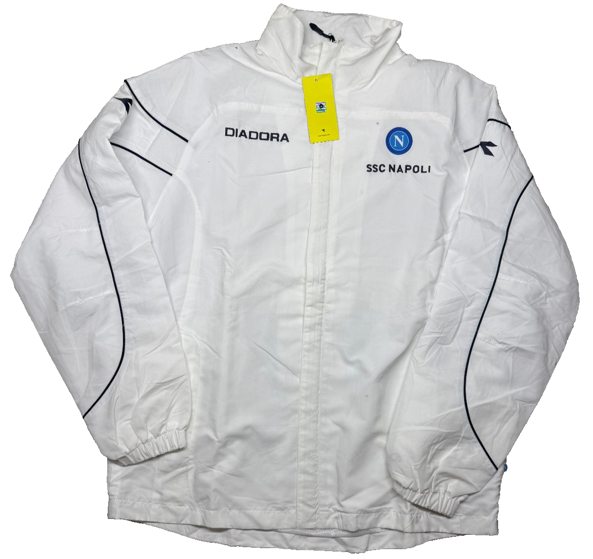Giacca Felpa SSC Napoli Diadora vintage 2007 2008 XL *BNWT* Tracktop Hamsik