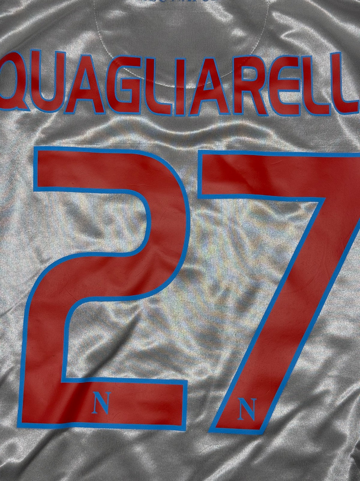 maglia calcio vintage Napoli QUAGLIARELLA 2009 2010 shirt Jersey Macron L Lete