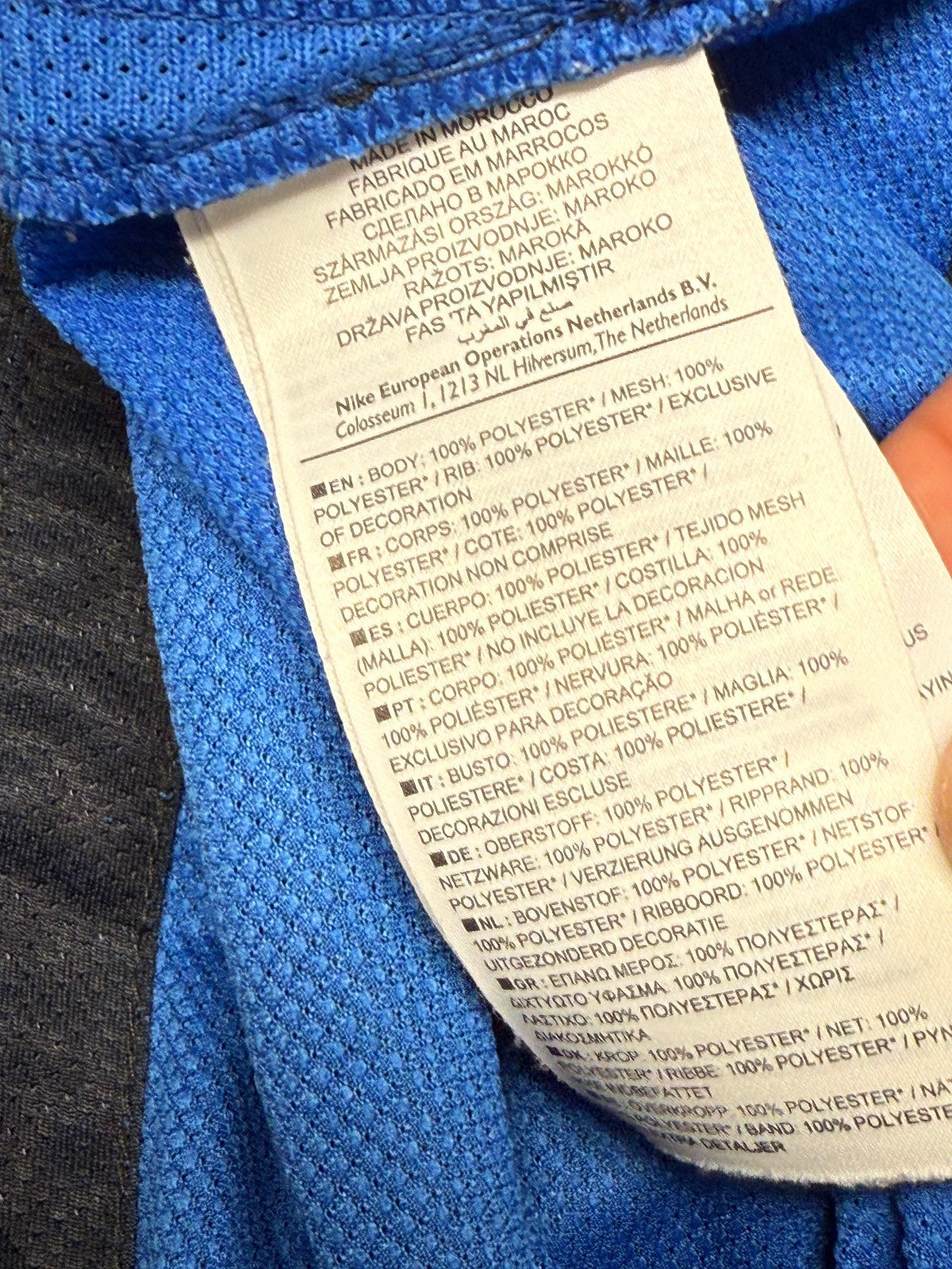 Maglia calcio vintage Inter Zanetti Pirelli Nike 2010 2011 Triplete shirt jersey