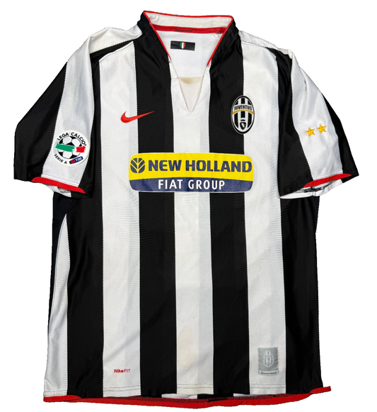 maglia calcio vintage Juventus Chiellini 2007 2008 Nike store taglia L home