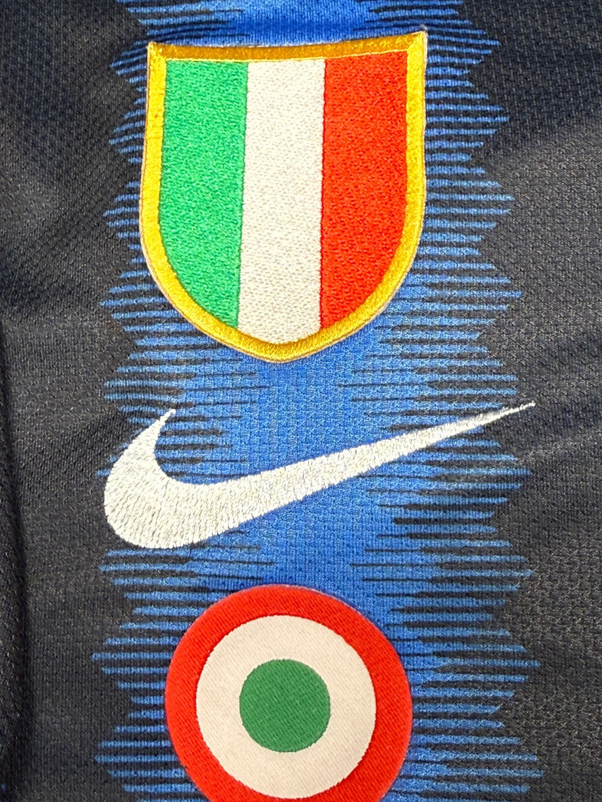 Maglia calcio vintage Inter Zanetti Pirelli Nike 2010 2011 Triplete shirt jersey