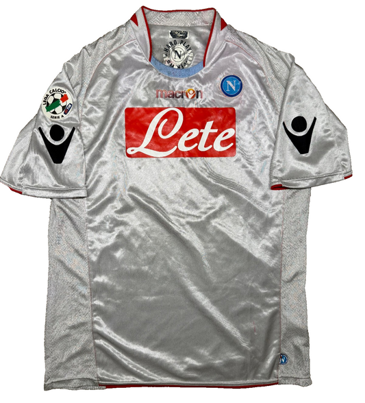maglia calcio vintage Napoli Lavezzi 2009 2010 home Jersey Diadora L Lete