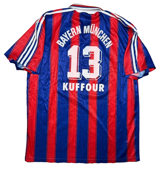 maglia Bayern Monaco Kuffour #13 FC Bayern Munich Home Shirt 1995 1996 opel XL