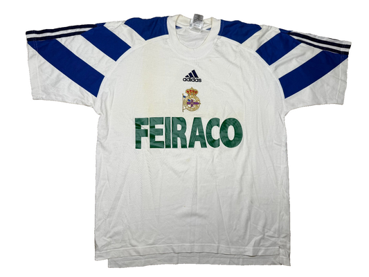 maglia calcio vintage Adidas equipment Deportivo La coruna Feiraco XL training