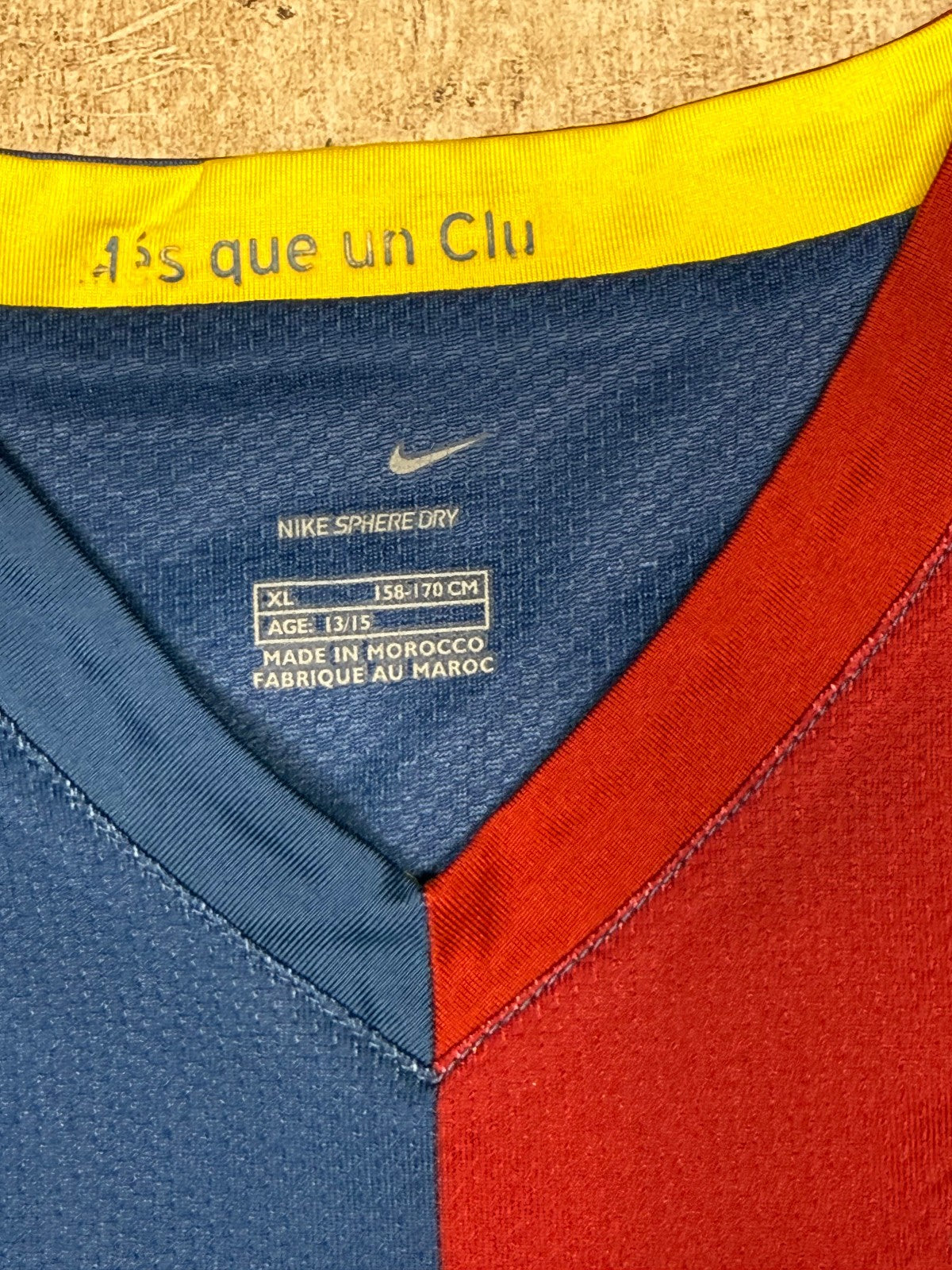 maglia calcio RONALDINHO barcellona home Barca NIKE 2006 2007 shirt camiseta