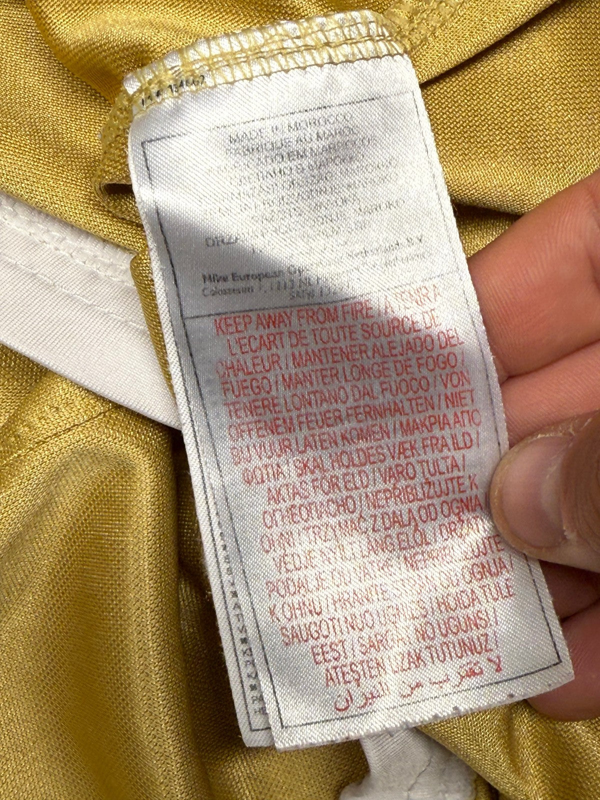 maglia calcio vintage Juventus Del Piero Champions League 2008 away oro XL