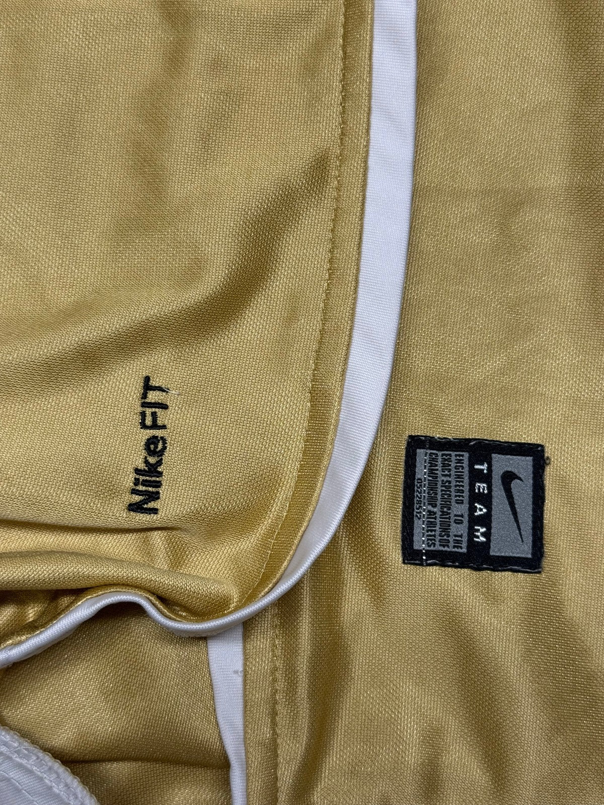 maglia calcio vintage Juventus Del Piero Champions League 2008 away oro XL