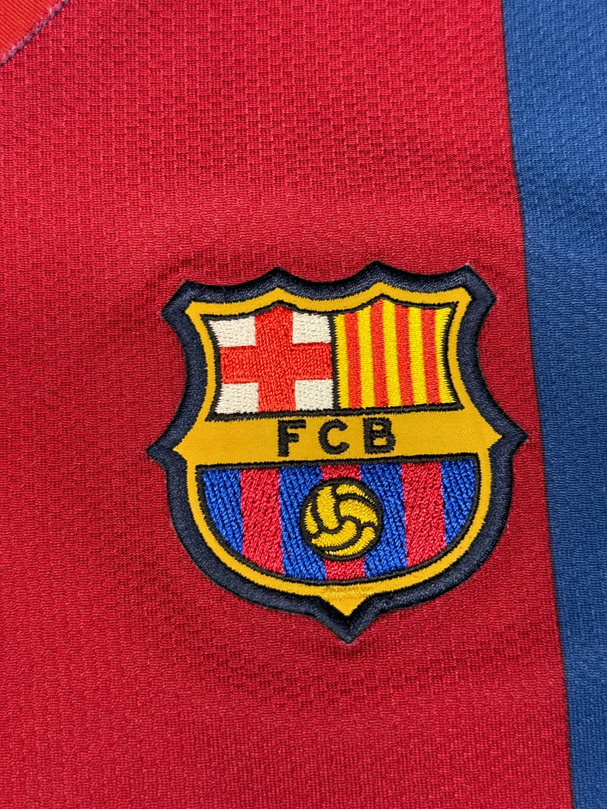 maglia calcio RONALDINHO barcellona home Barca NIKE 2006 2007 shirt camiseta