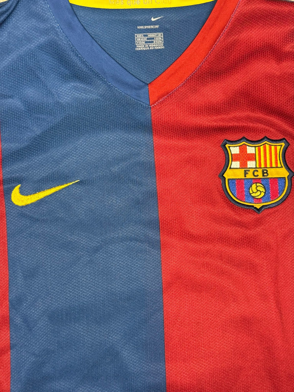 maglia calcio vintage MESSI barcellona home Barca NIKE 2006 2007 shirt camiseta