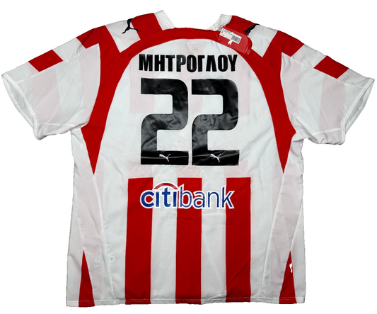 maglia calcio vintage Olimpiakos MITROGLU PUMA 2006 2007 Vodafone XXL home