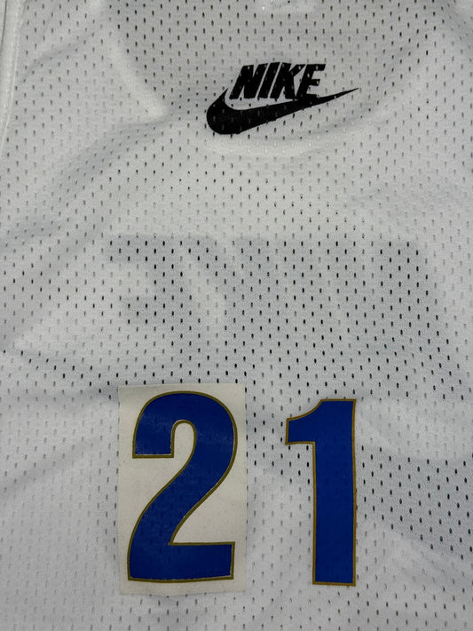 maglia calcio vintage MATCH WORN Bib NIKE ZOLA #21 EURO 1995 1996 ITALIA FIGC