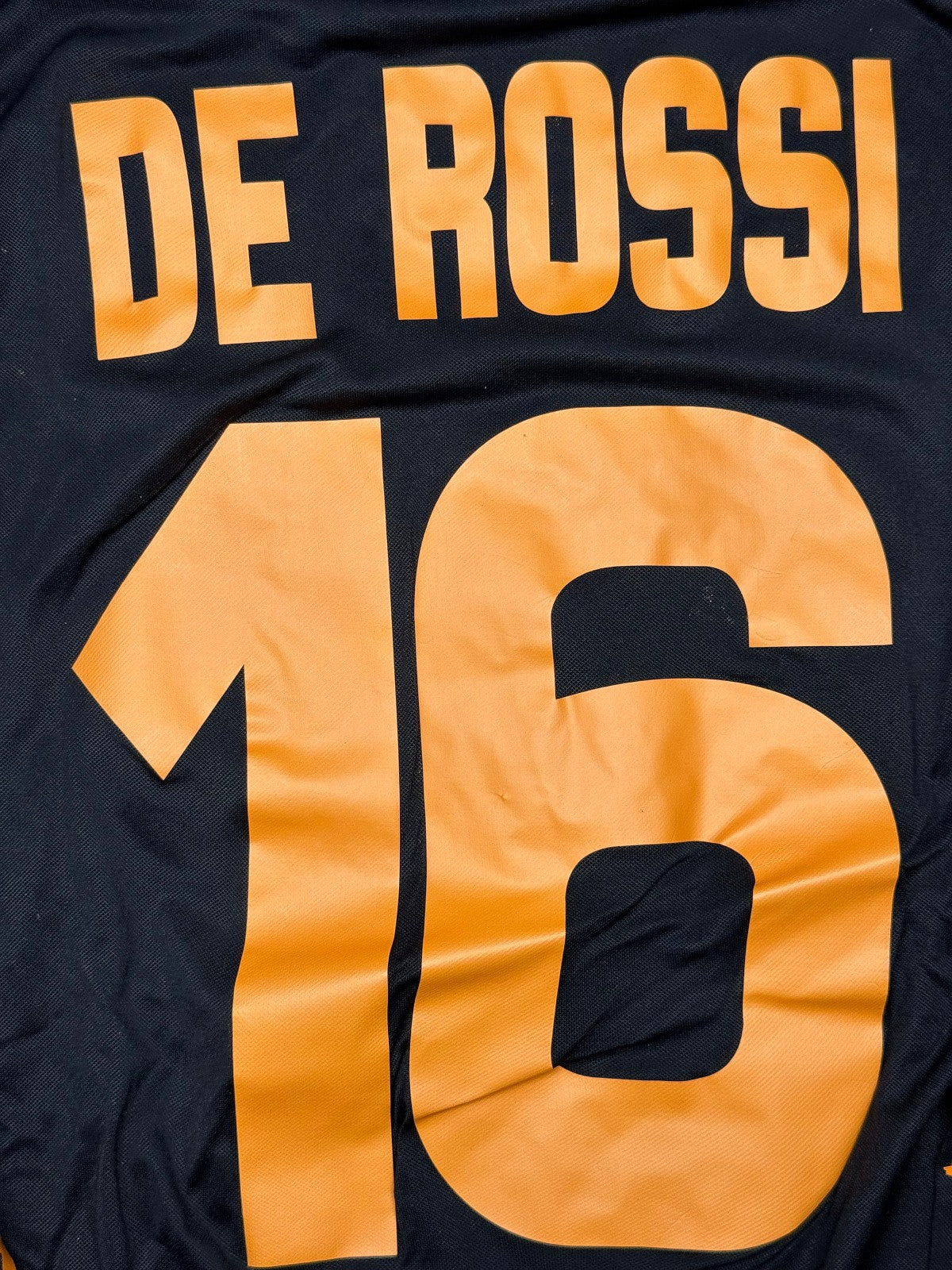 maglia calcio vintage AS Roma De Rossi 2008 2009 Serie A kappa Wind S
