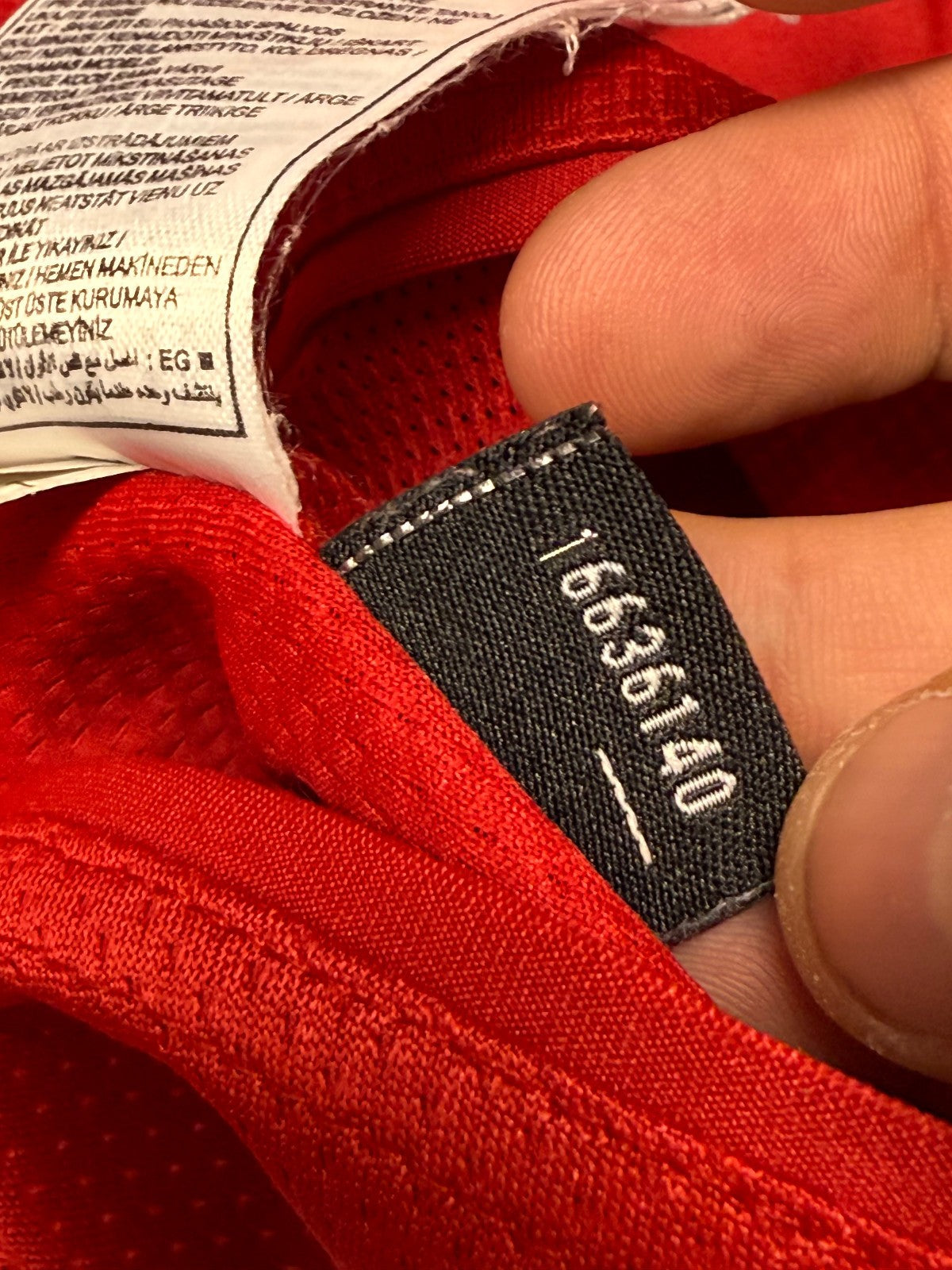 cristiano ronaldo manchester united shirt NIKE 2007 2008 AIG jersey authentic L