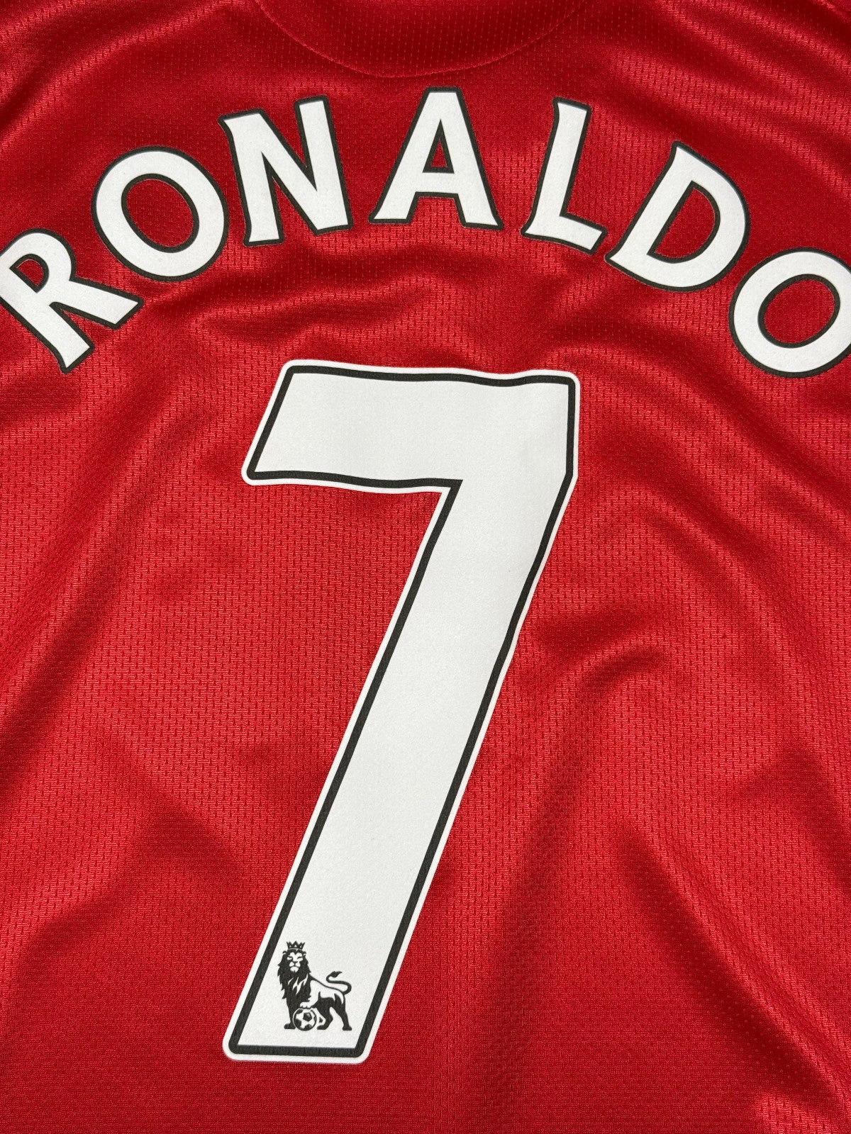 cristiano ronaldo manchester united shirt NIKE 2007 2008 AIG jersey authentic L