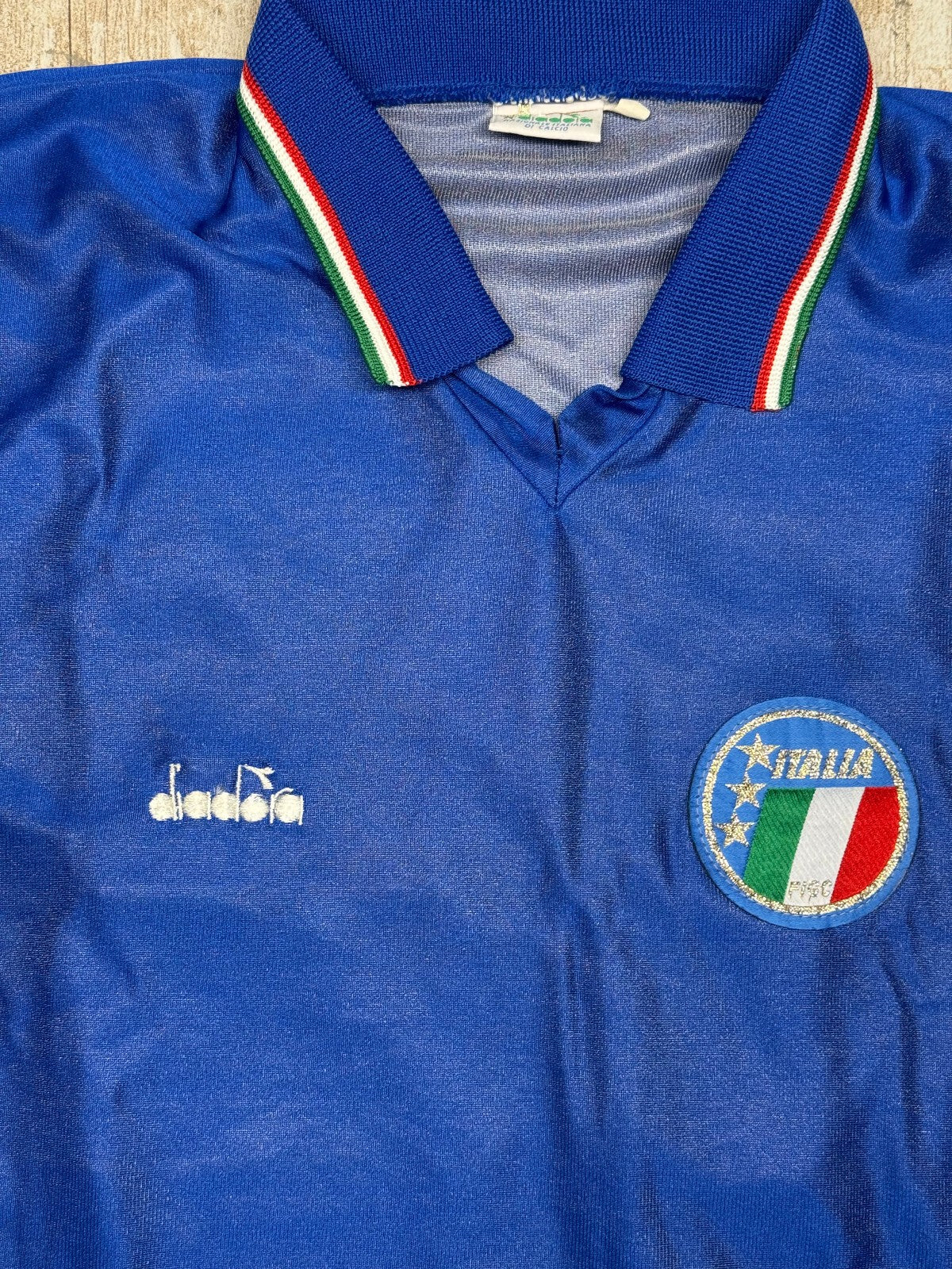 maglia calcio vintage Totò SCHILLACI #19 Diadora Italia 1990 World Cup Italy L