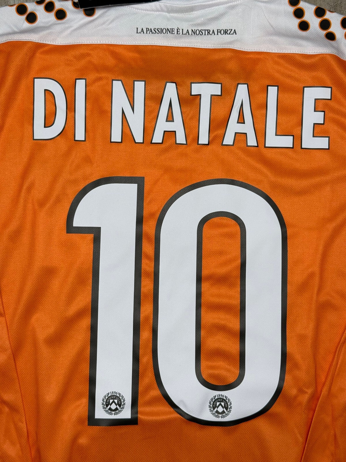 Maglia calcio vintage UDINESE HS Di Natale 2013 2014 DACIA Upim Shirt Jersey