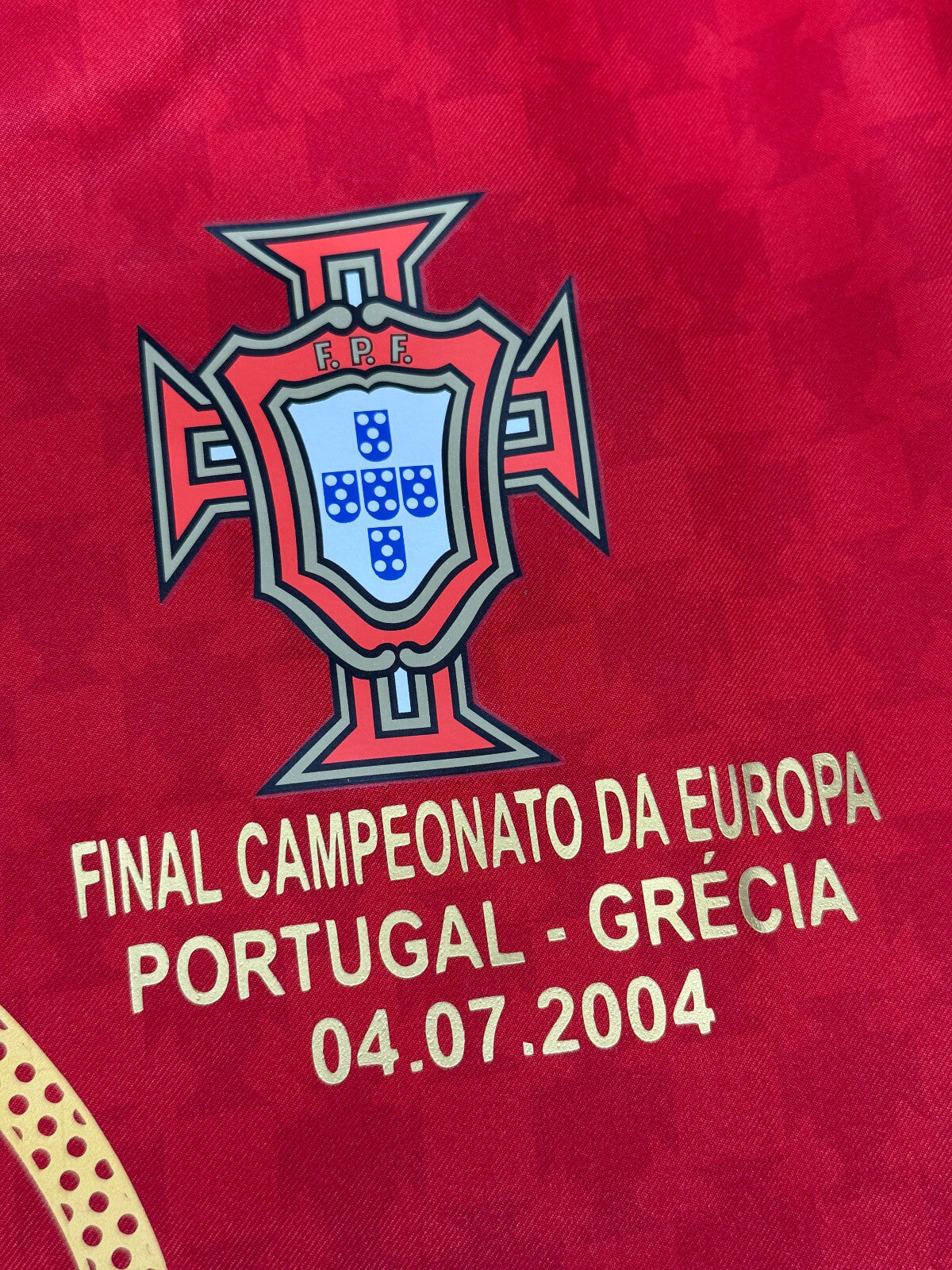 maglia calcio vintage Nike Portugal FINAL Ronaldo EURO 2004 PLAYER VERSION XL