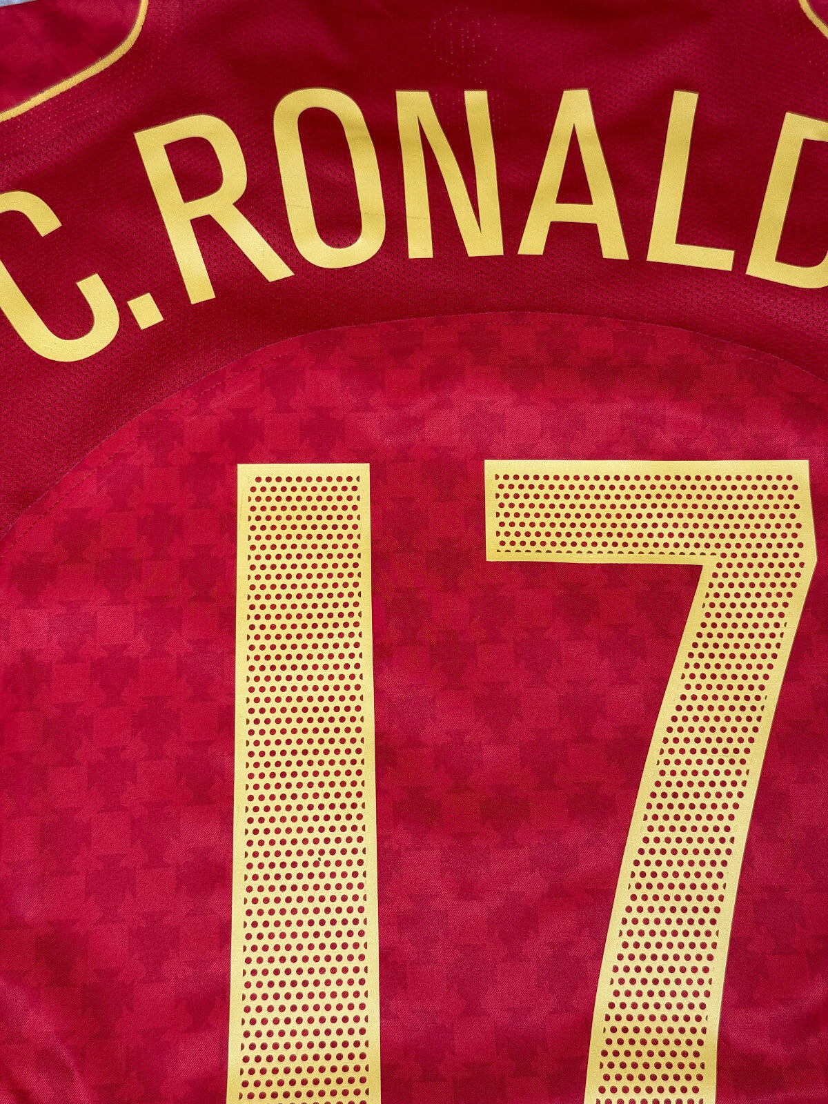 maglia calcio vintage Nike Portugal FINAL Ronaldo EURO 2004 PLAYER VERSION XL