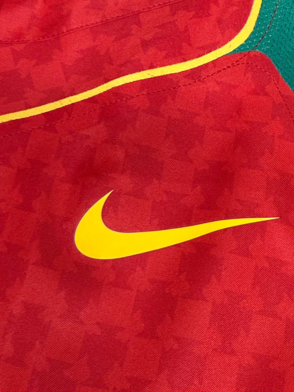 maglia calcio vintage Nike Portugal FINAL Ronaldo EURO 2004 PLAYER VERSION XL