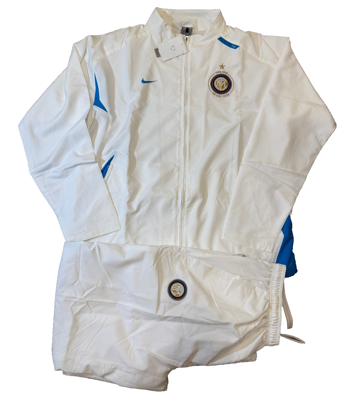Giacca Felpa FC Inter Nike vintage 2008 2009 XXL *BNWT* Zanetti Tracktop Jacket