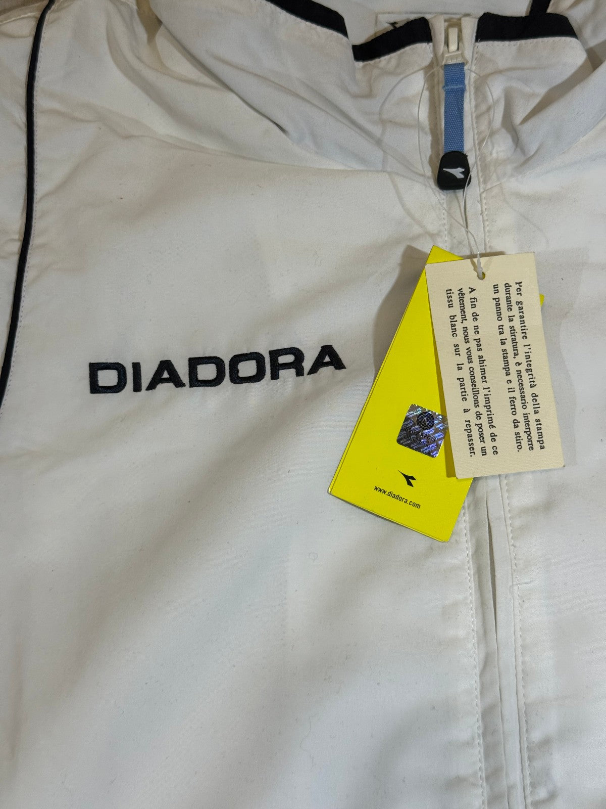 Giacca Felpa SSC Napoli Diadora vintage 2006 2007 XXL *BNWT* Tracktop Hamsik