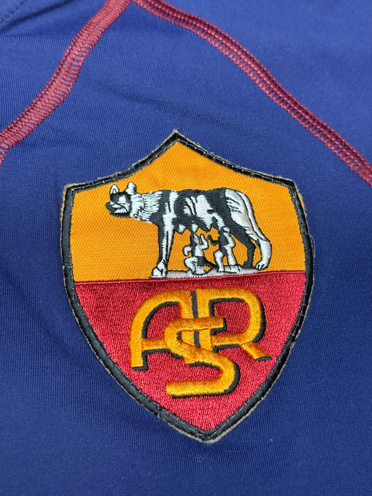 maglia calcio vintage AS Roma ALDAIR scudetto 2001 2002 INA M KAPPA third