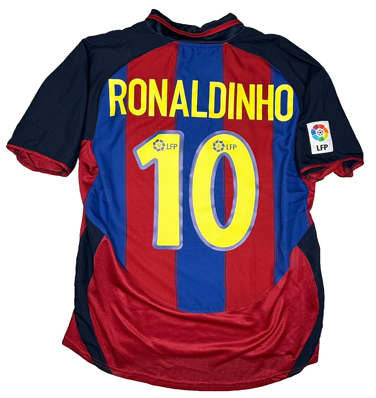maglia calcio vintage Ronaldinho barcellona Barca NIKE 2003 2004 shirt jersey M