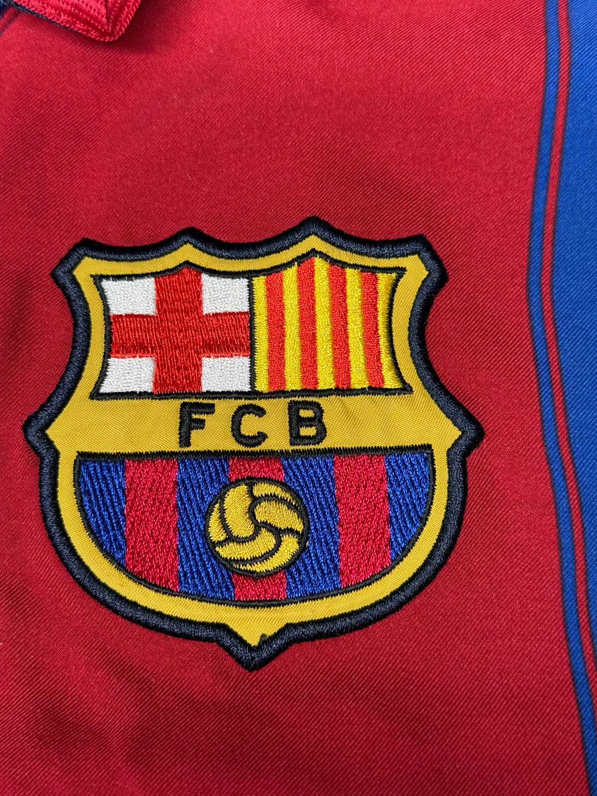 maglia calcio vintage Ronaldinho barcellona Barca NIKE 2003 2004 shirt jersey M