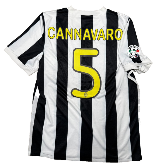 maglia juventus CANNAVARO nike 2009 2010 M New Holland vintage shirt jersey