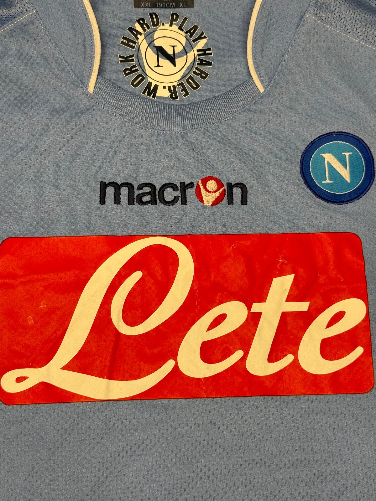 maglia calcio vintage Napoli HAMSIK 2009 2010 shirt Jersey Macron XXL Lete
