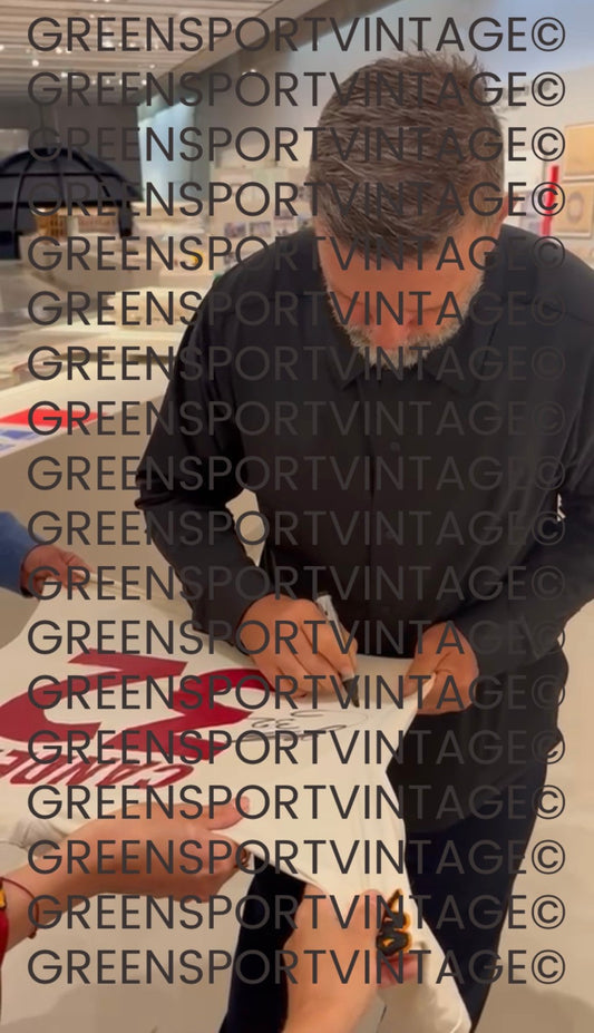 maglia calcio vintage AS Roma Candela #32 2000 2001 Kappa scudetto SIGNED proof