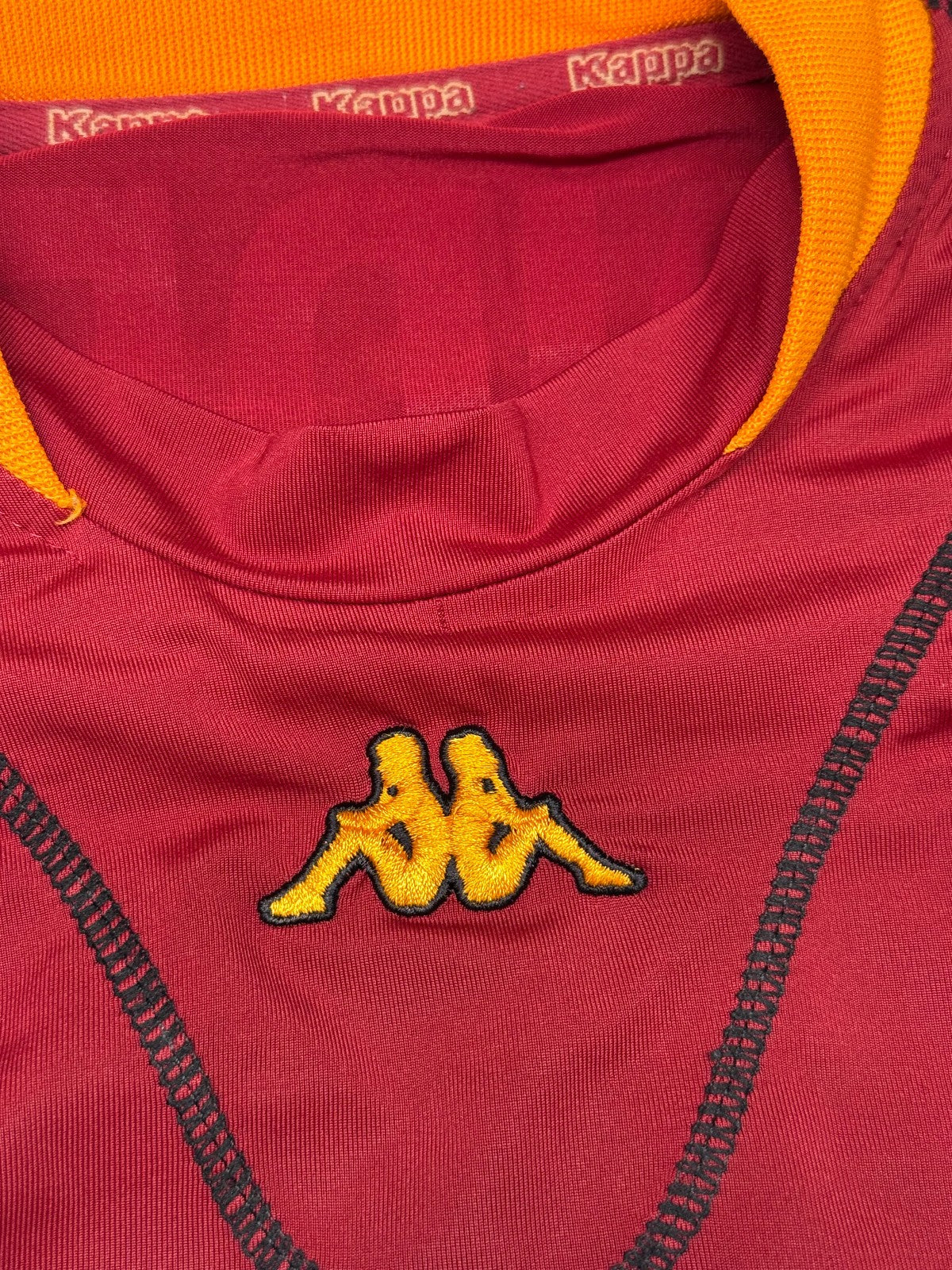 maglia calcio vintage AS Roma Candela #32 2001 2002 Kappa scudetto SIGNED proof