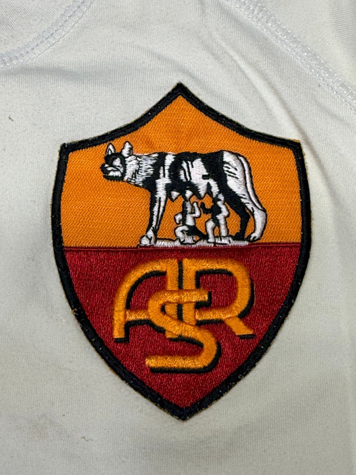 maglia calcio vintage AS Roma Candela #32 2000 2001 Kappa scudetto SIGNED proof