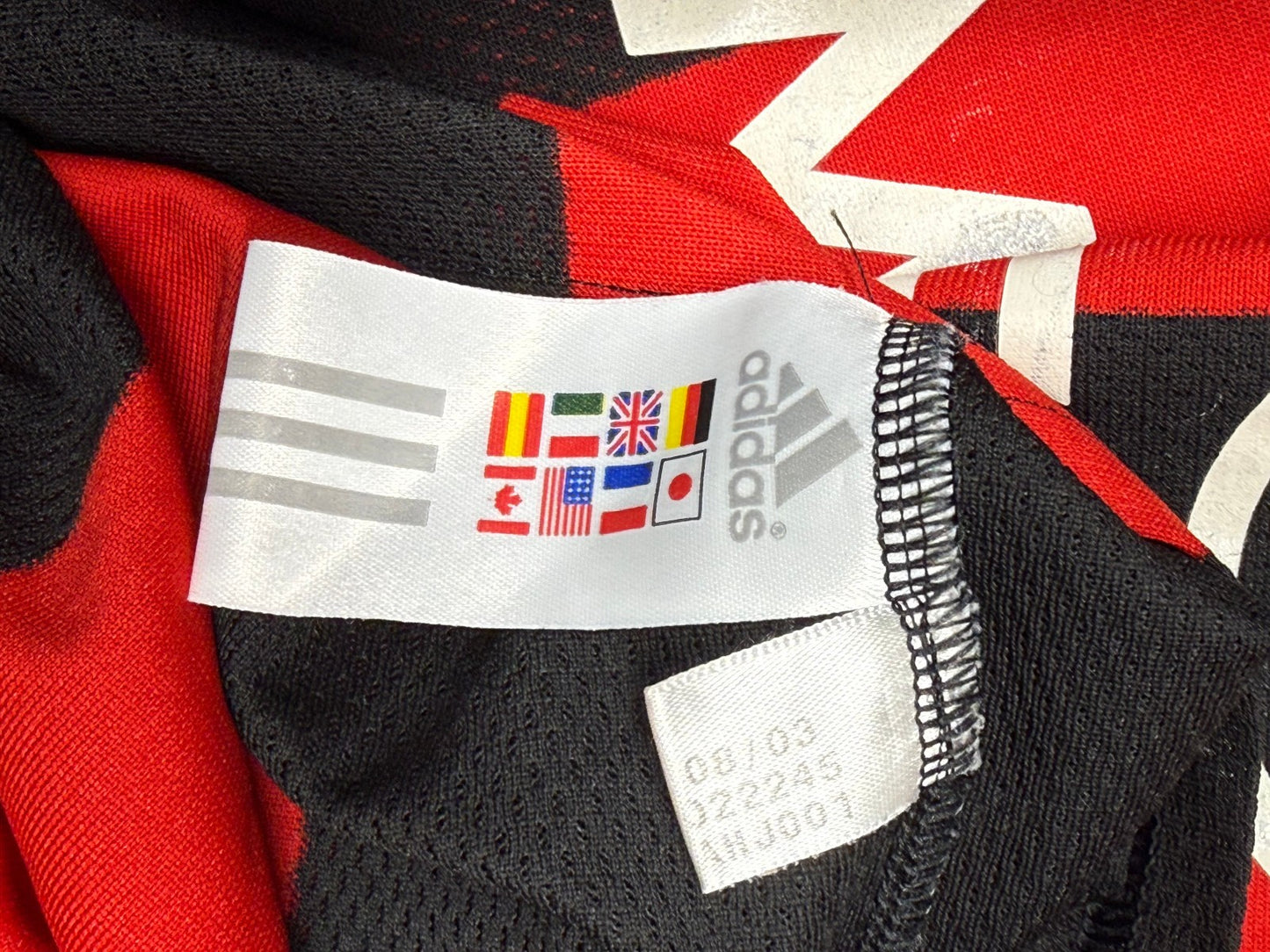 maglia calcio vintage AC Milan Shevchenko Adidas 2003 2004 Opel Climalite L