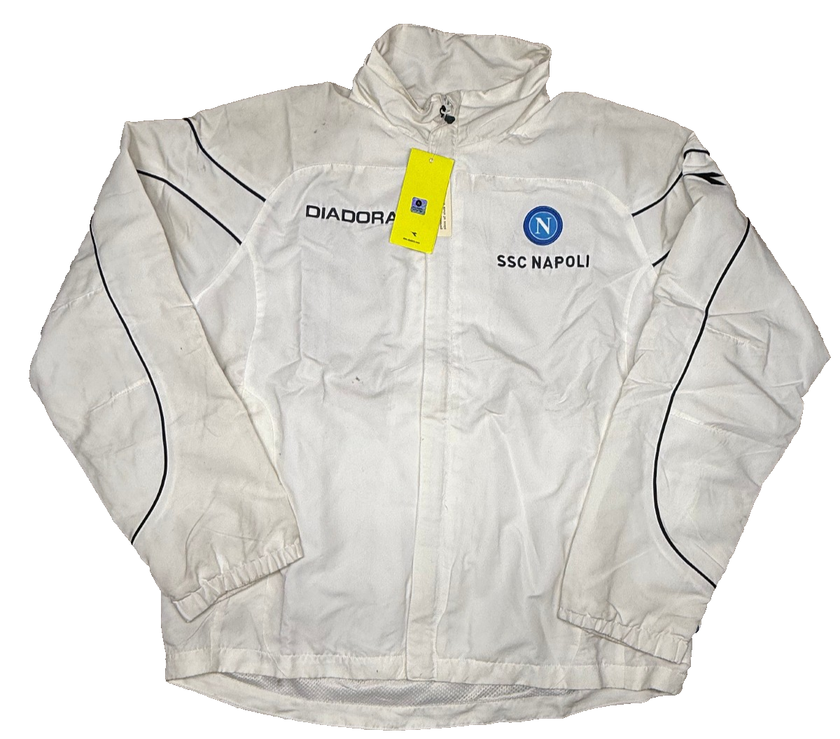 Felpa SSC Napoli Diadora vintage 2007 2008 S *BNWT* Tracktop Hamsik tuta