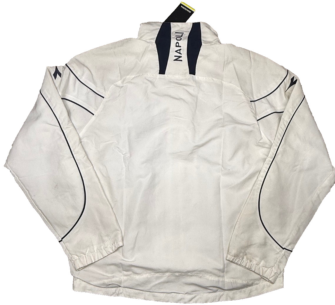Felpa SSC Napoli Diadora vintage 2007 2008 S *BNWT* Tracktop Hamsik tuta