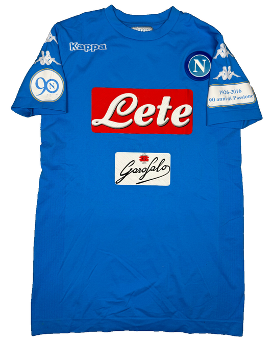 maglia calcio vintage Napoli Kappa Hamsik 90 anni Kombat M/L vs NIZZA