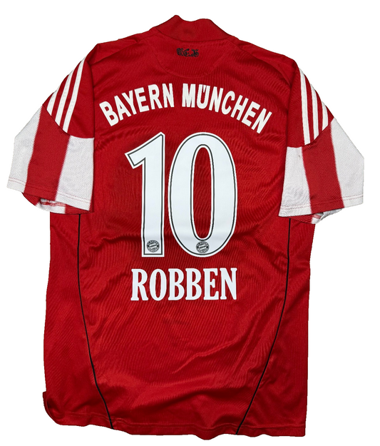 maglia trikot vintage FC Bayern Munich Monaco ROBBEN 2010-11 Teamgeist Adidas M