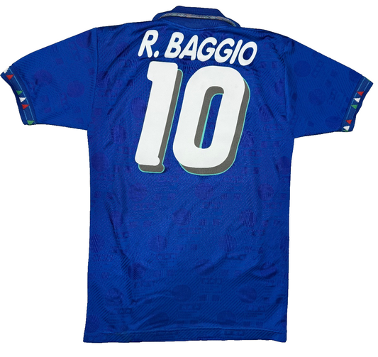 maglia calcio vintage Baggio diadora ITALIA 1994 world cup made in Italy XS