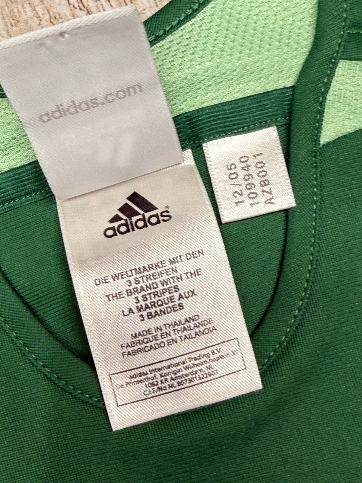 maglia calcio Dida AC Milan 2005 2006 Serie A Zafira Adidas portiere goalkeeper