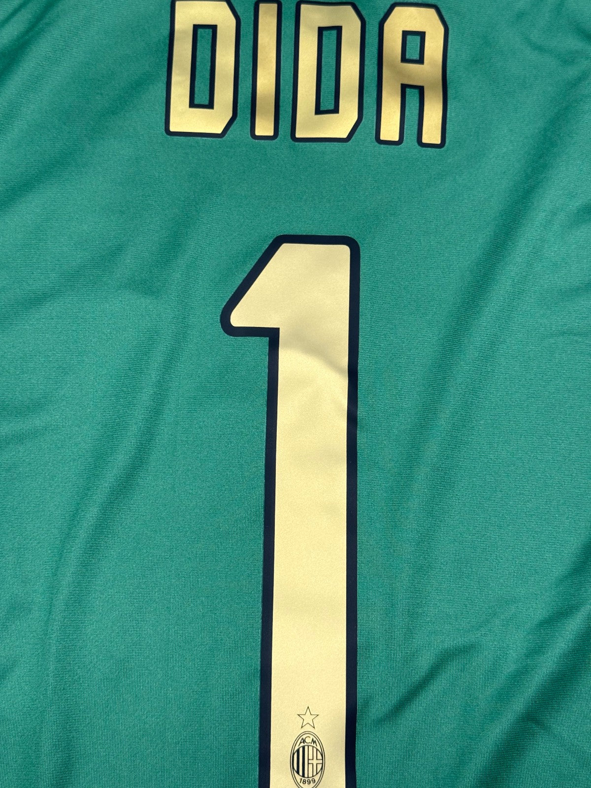 maglia calcio Dida AC Milan 2005 2006 Serie A Zafira Adidas portiere goalkeeper