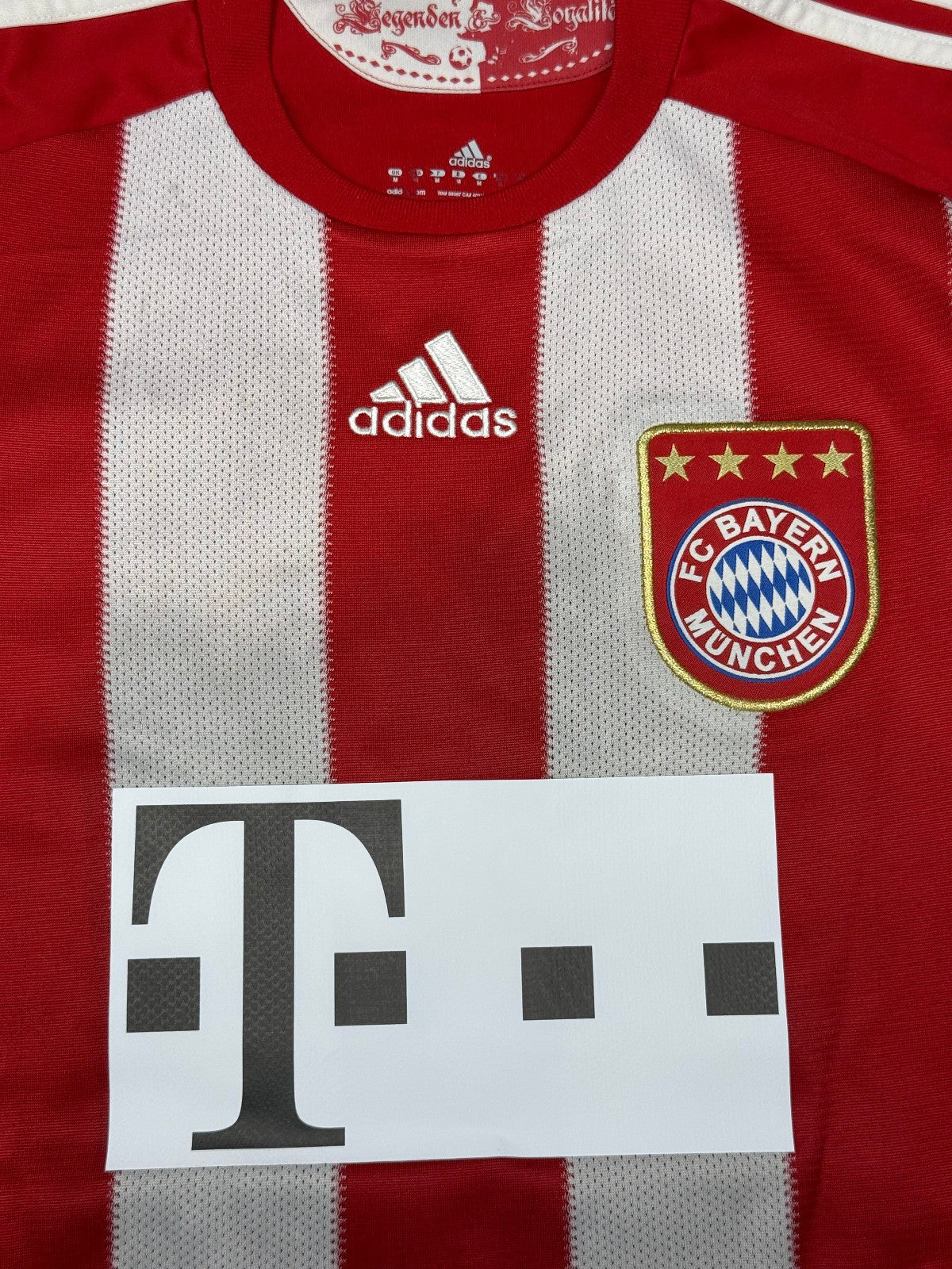 maglia trikot vintage FC Bayern Munich Monaco ROBBEN 2010-11 Teamgeist Adidas M