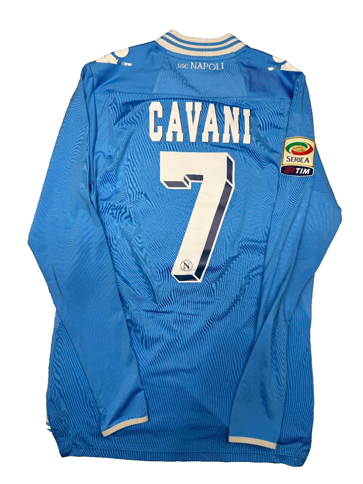 maglia calcio vintage Napoli Cavani home 2012 2013 shirt Jersey Macron L Lete